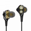 Dual Dynamic Drivers Earphones with Smartphone Controls High Resolution Headset