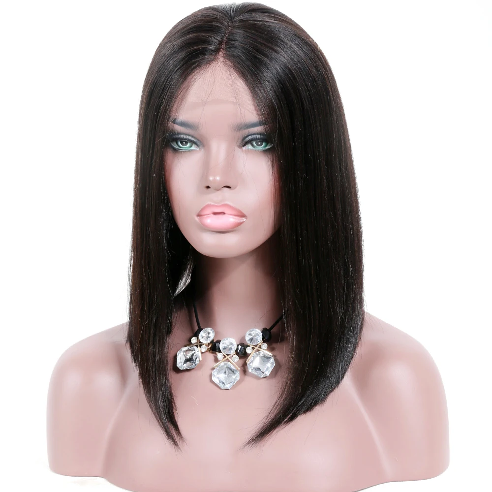 

premier hair lace front wig 360 wig brazilian yaki wig with natural hairline