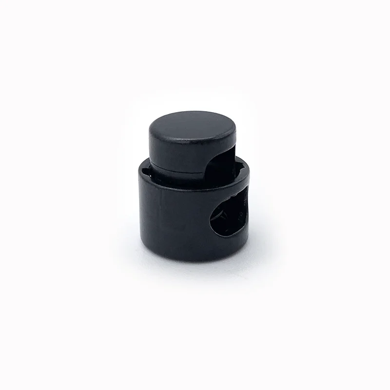 
Sale of matte black metal spring rope lock end stopper 