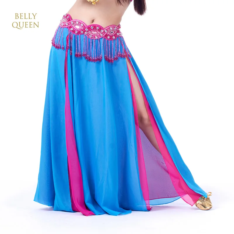 
Chiffon double colors belly dance skirt BellyQueen 