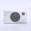 Lint-free soft black outer package organic cloth tissue 100% cotton wipes