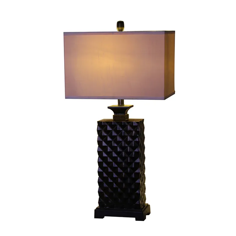 Hot sale living room   Decorative Table Light/brown poly light/polyresin  table lamp