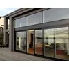 Curtain wall design showroom aluminum windows Big glass windows