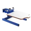 Single Color easy operate silk screen printing machine with dryer screen printing
