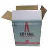 Recyclable Feature 6 bottles beer box custom size beer box carton