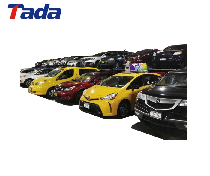 
automatic robot 2 post parking lift 2 level parking stacker 