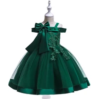 

Latest Fashion Kids Formal Dress off-shoulder Tulle wedding gowns