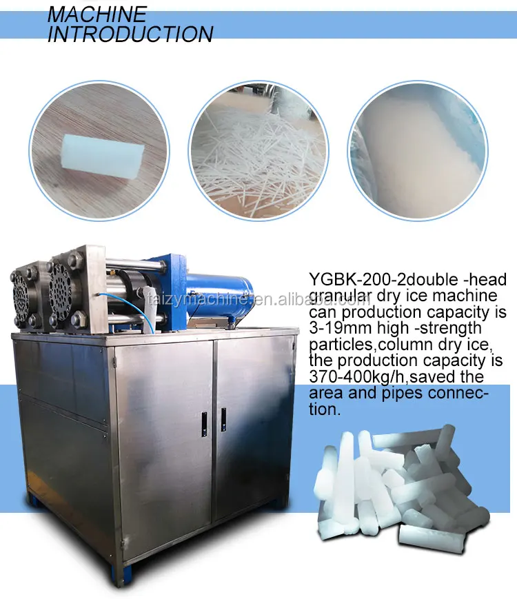 Professinal Drying Ice Machine Dry Ice Blasting Machine Dry Ice Making