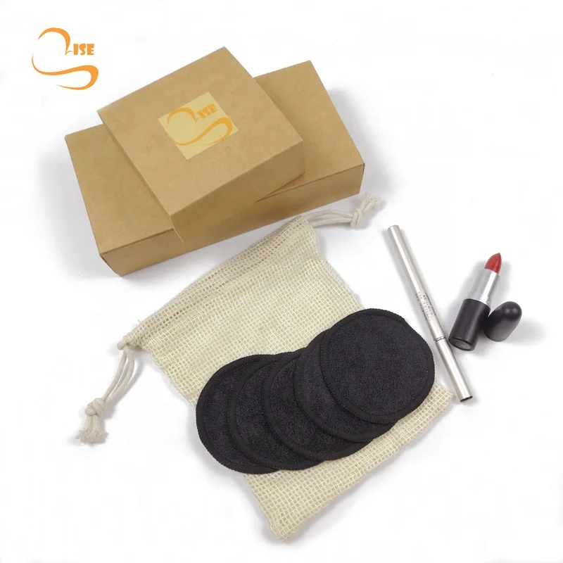 

Hot Sale  Good Soft Terry Cosmetic Cleansing Wipes Reusable Make Up Pads Bamboo