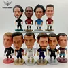 football stars plastic miniature football figures, 3D football player PVC figurines, custom mini lifelike football player figure