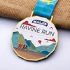 custom malaysia running marathon medal enamel decorative arts & crafts