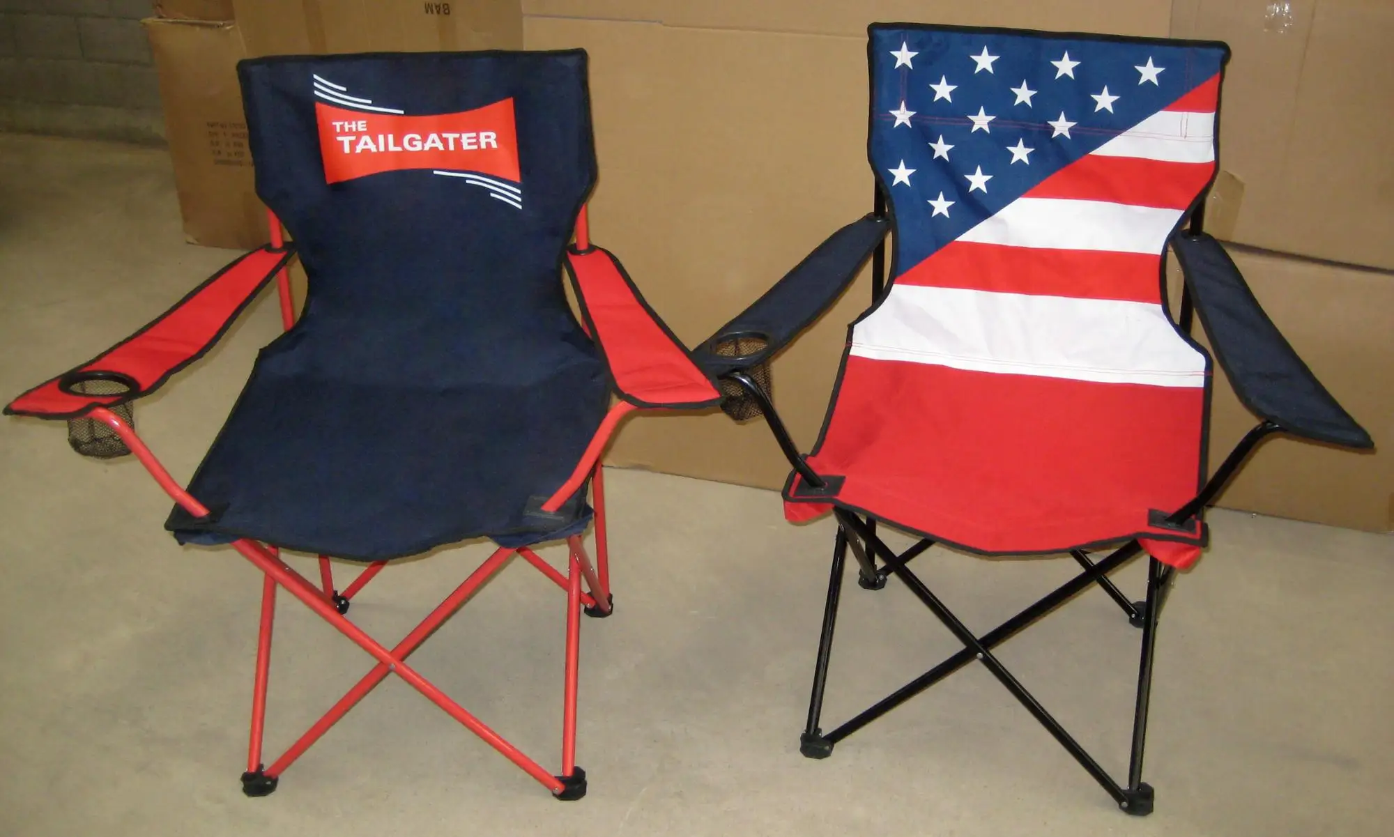 England flag camping chair