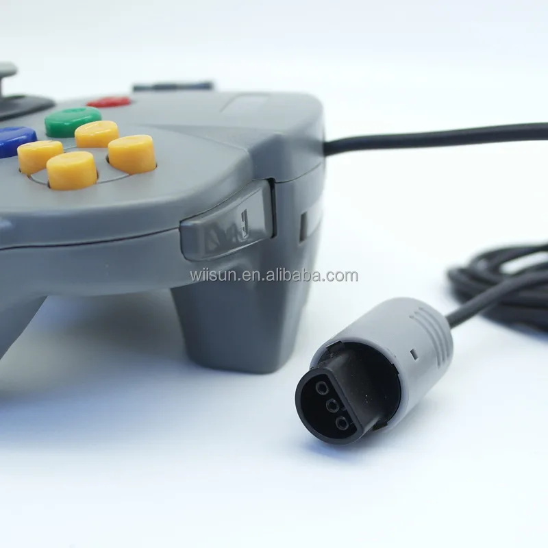 

wired controller For Nintendo n64 controller joystick, Black;grey;red;blue;green