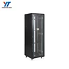 Glass door 19 inch server rack hardware post rack cabinet