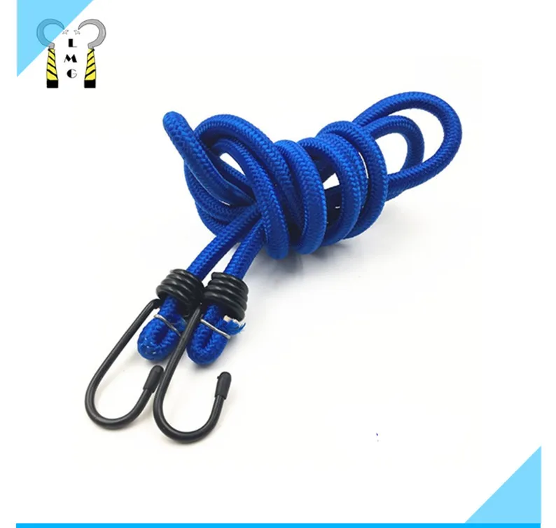 Solid Round Rubber Elastic Bungee Cord With Hook/bungee Cord Fasteners ...