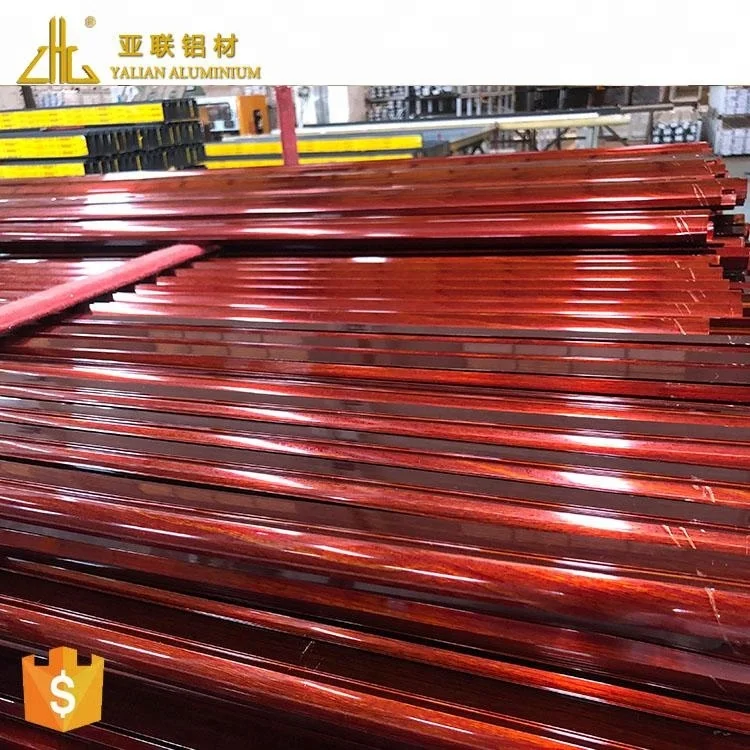 Wood Effect Aluminium Windows Doors Profile,Samples Of Finished