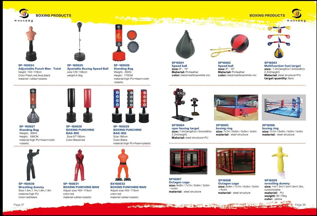 Wholesale Leather Punching Bag New Style Floor Standing Punch Bag