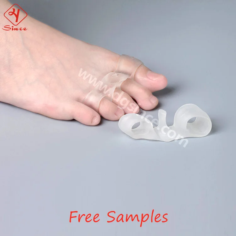 Newest medical toe splint silicone gel toe separator for footcare
