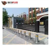 Security road traffic retractable bollard system