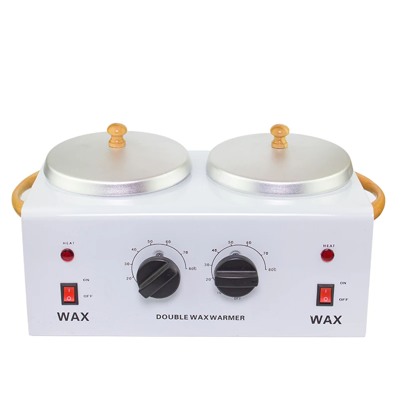 Ce Approved Salon Hair Removal Double Wax Warmer Pot Professional Depilatory Wax Heater Machine