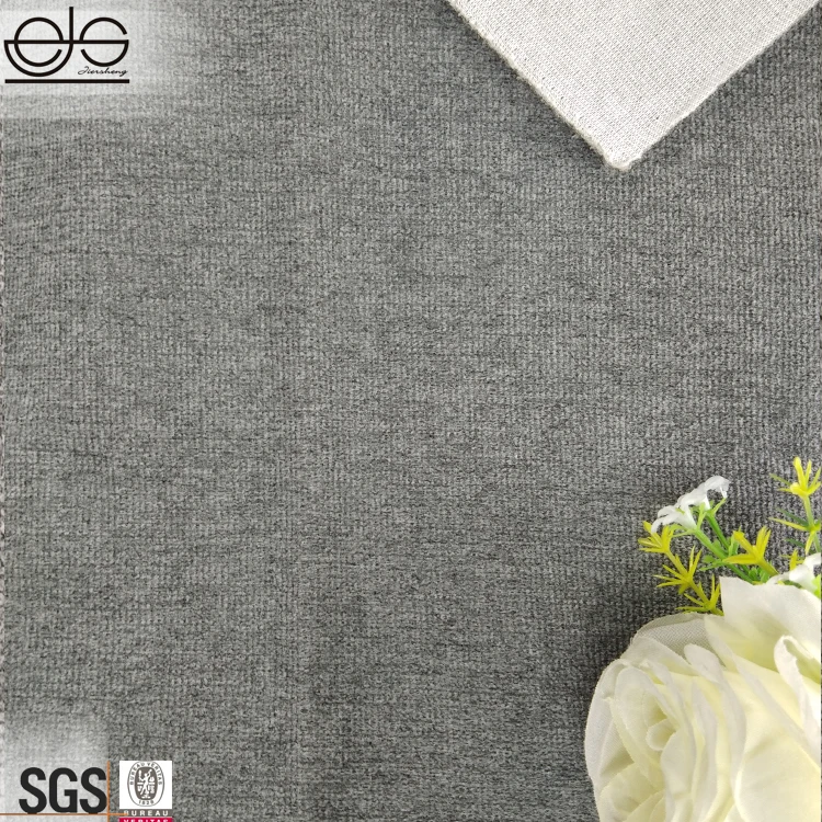 
JES Linen Look Polyester Upholstery Modern Sectional Sofa Fabric 