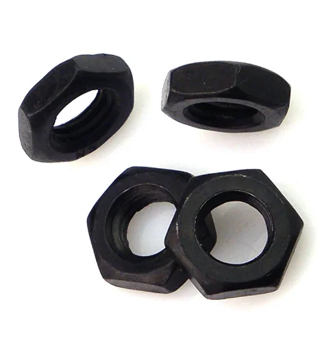 

DIN EN ISO 4036 Hexagon thin nuts(unchamfered) - Product grade B High quality hot sale cheap, Black color