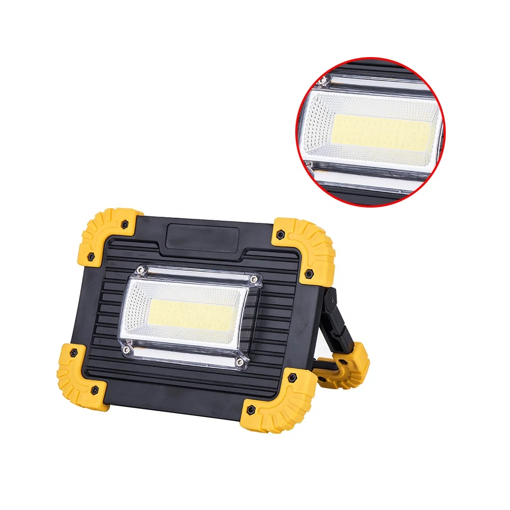 Waterproof IP55 Portable USB Rechargeable Work Light Lamp Lantern Multi Function led Emergency light For Outdoor Camping