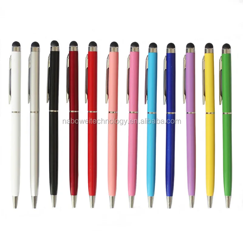 2018 Hot Sale Metal touch screen Ball Pen 2in1 stylus touch pen Capacitive Stylus Pen For ipad Phone/ iPhone Samsung/ Tablet