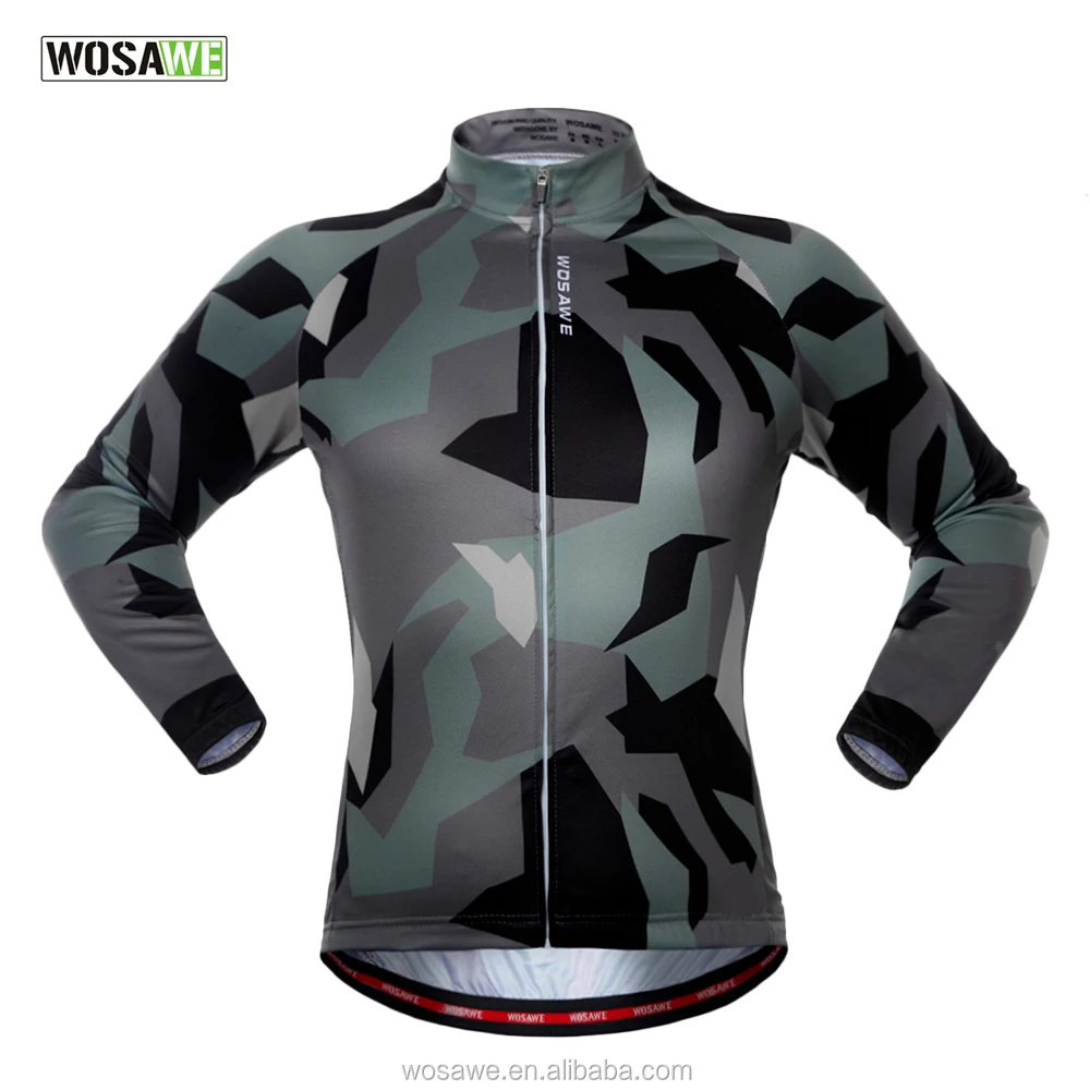 

Wosawe OEM quick dry full sublimation print cheap cycling jersey with low MOQ, As picture or customized design