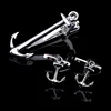 Fashion Silver boat anchor Cuff Links and tie clip set wholesale cuff button CuffLink