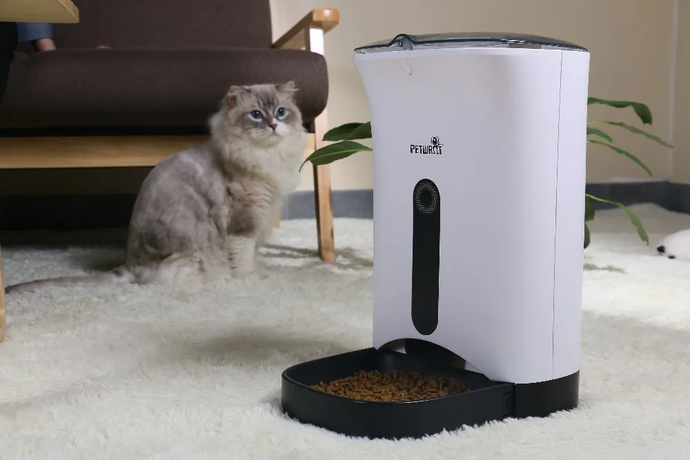 Automatic Dog Feeder With Portion Control Electric Pet Dry Food
