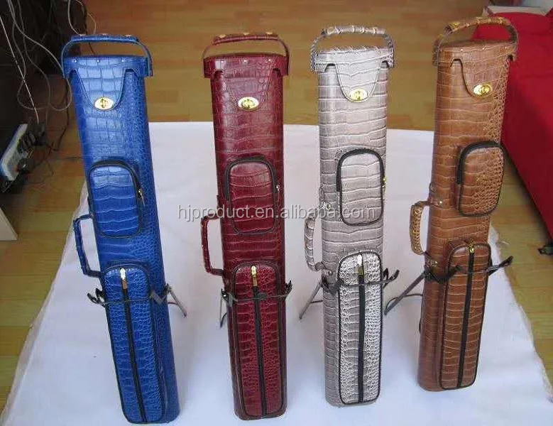 Classic Design Stand Pool Cue Case Leather 2x4 Billiard Cue Case Buy