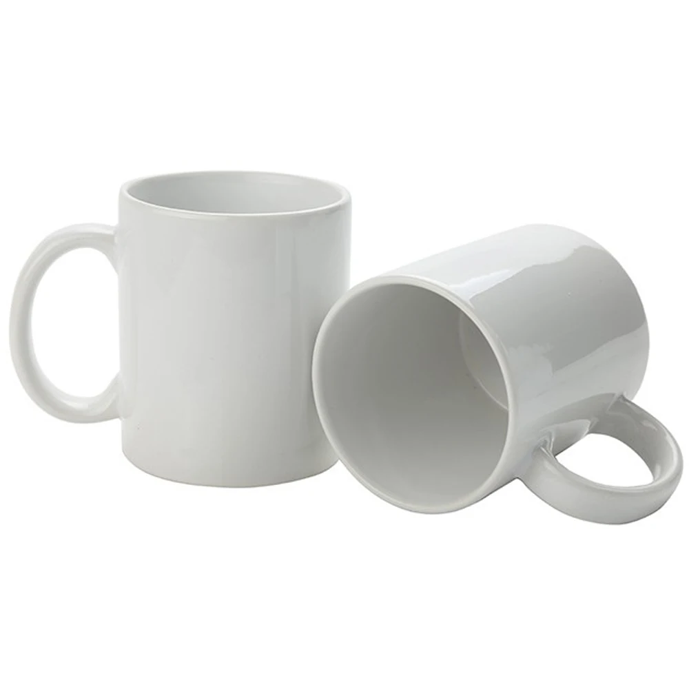 

Hot Sale Porcelain Promotional Souvenir Coffee Mug 11oz For Sublimation, White