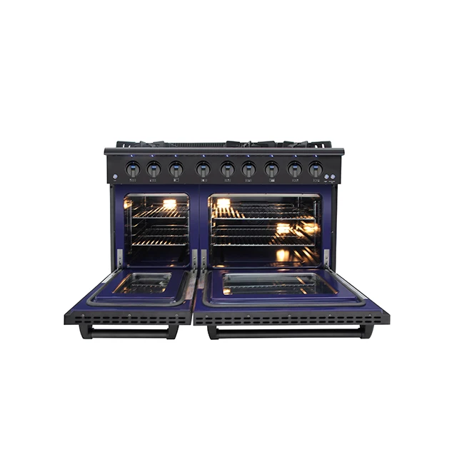 
Freestanding 6 Burners Gas Range Tops Stove with Griddle plate 