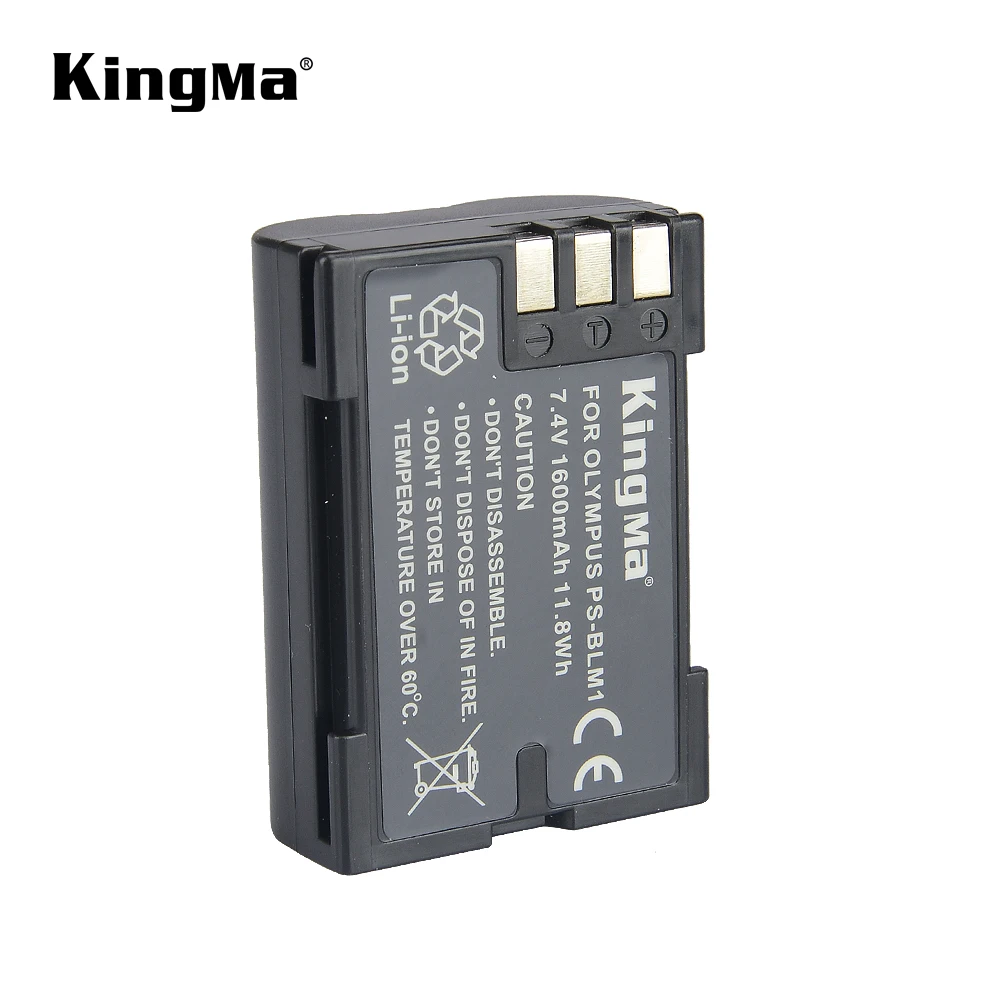 

KingMa PS-BLM1 replacement Battery for Olympus Evolt-E520 E-520 E-510 E-500 E-330 E-300 E-500 E-5 E-30 E-3, Black