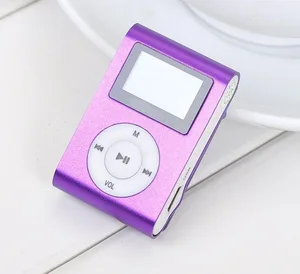 Mini Clip MP3 Player FM Radio LCD Screen
