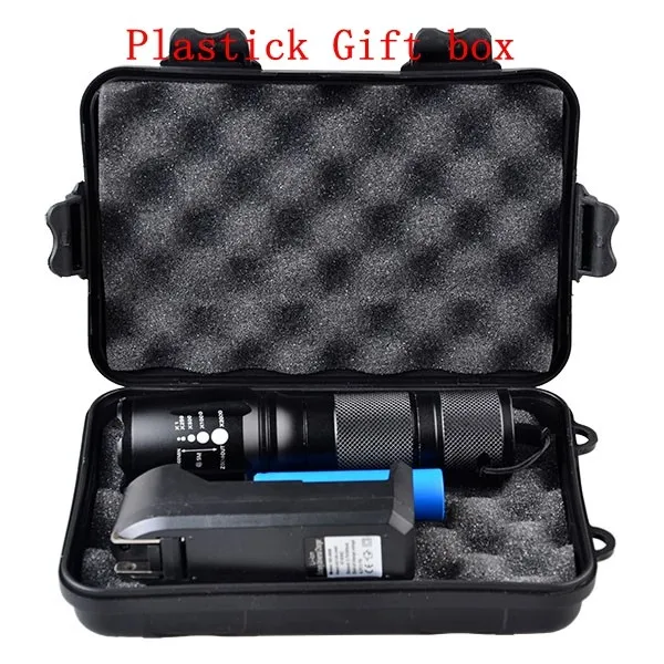 Manufacturer Ultra Bright XM-L T6 LED Aluminum 26650/18650 Battery Rechargeable Tactical Shadowhawk X800 Flashlight