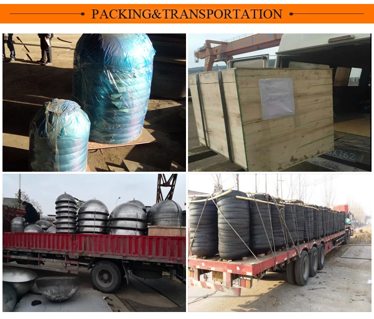 2:1 Semi-Elliptical Dished End Heads Elliptical Bottoms Forging Casting Techniques Oil Gas Steel Iron Bronze Titanium Polished