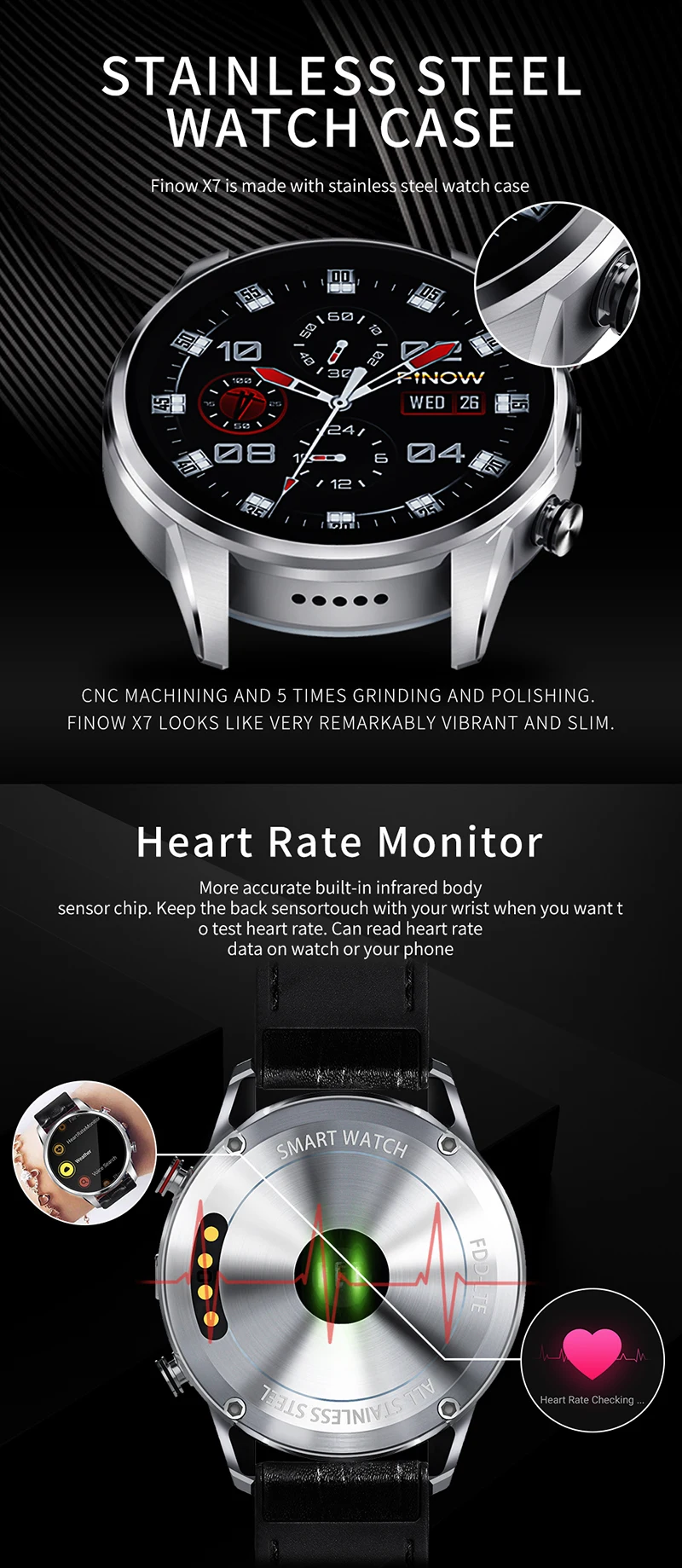 finow x7 smart watch