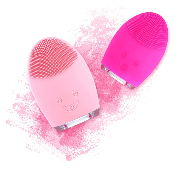 

2019 Silicone Waterproof Facial Electric Cleanser Face cleansing brush
