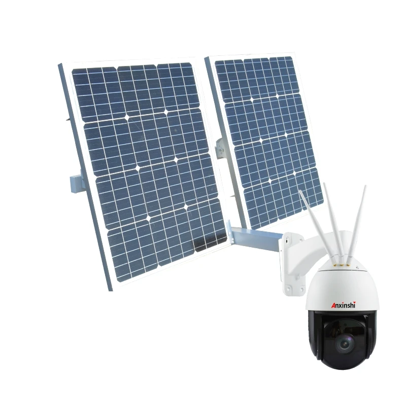 

Outdoor 40A/60A/80A Power Energy Solar Panel 4G Camera Security System IP Wireless PTZ Camera For Highway Industry Farm