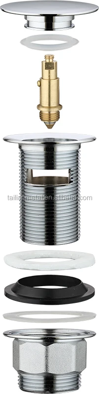 
Premium clack-clack popup hair stopper cover brass basin shower pop up waste 