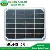 6W ETFE Solar PV Panel Kit Malaysia Price 6V For Outdoor light Showcase Light With Screw and Nut On Each Corner