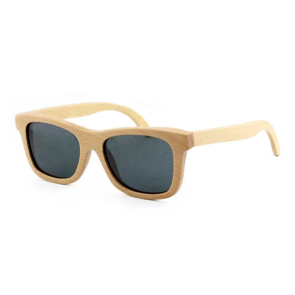 

spain best selling cheap fashion square mens sunglass wood skateboard, Custom color