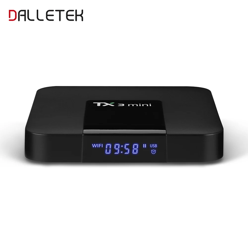 

2019 Cheapest Android Media Receiver TX3 MINI Android TV Box Receiver S905W Quad Core 2GB RAM 16GB ROM, Black