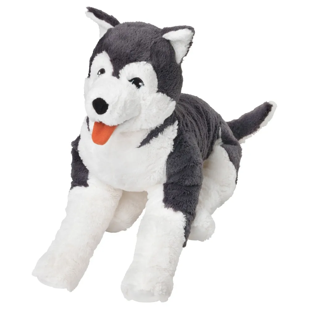 Realistic Husky Dog Stuffed Animal/giant Plush Tooy Dog Husky Buy