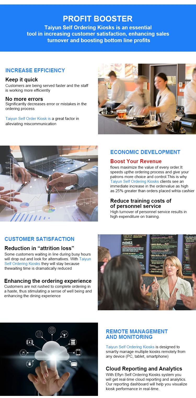 self order kiosk for restaurant