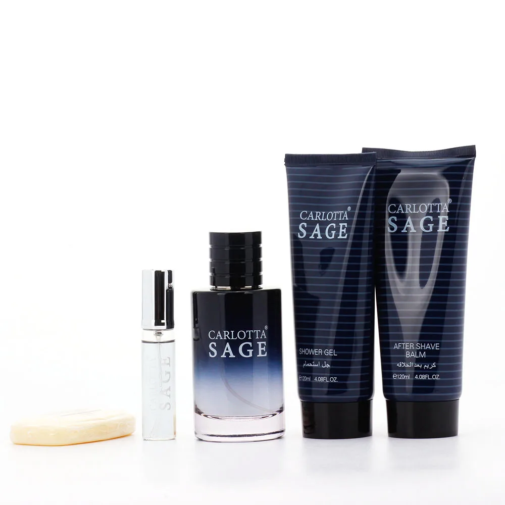 

Carlotta High Quality Perfumed Lotion Shower Gel Inside Perfume Sets, White