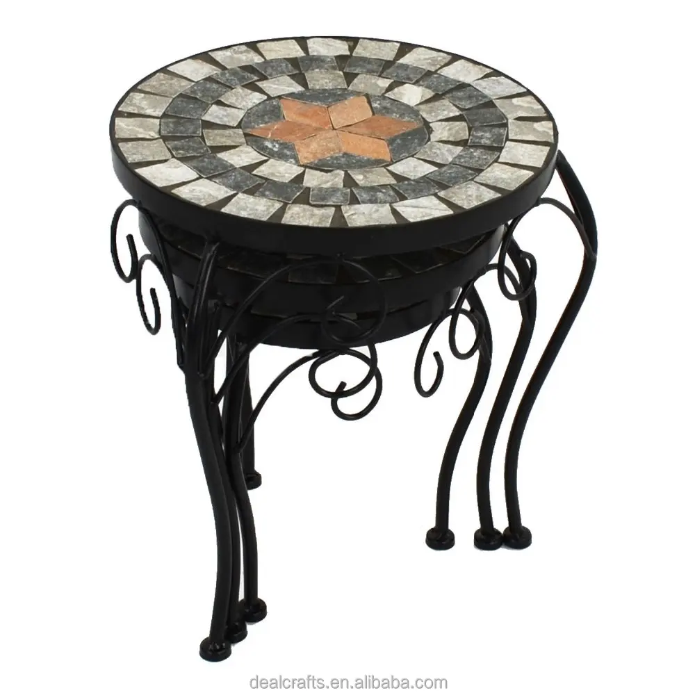 mosaic <strong>plant</strong> stands metal garden plant stand for patio, balcony