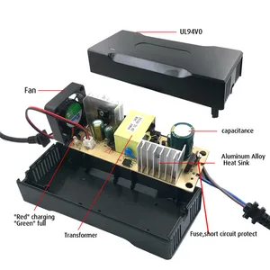 58.8V 2A Lithium Battery Charger 14s 48V Power Tools
